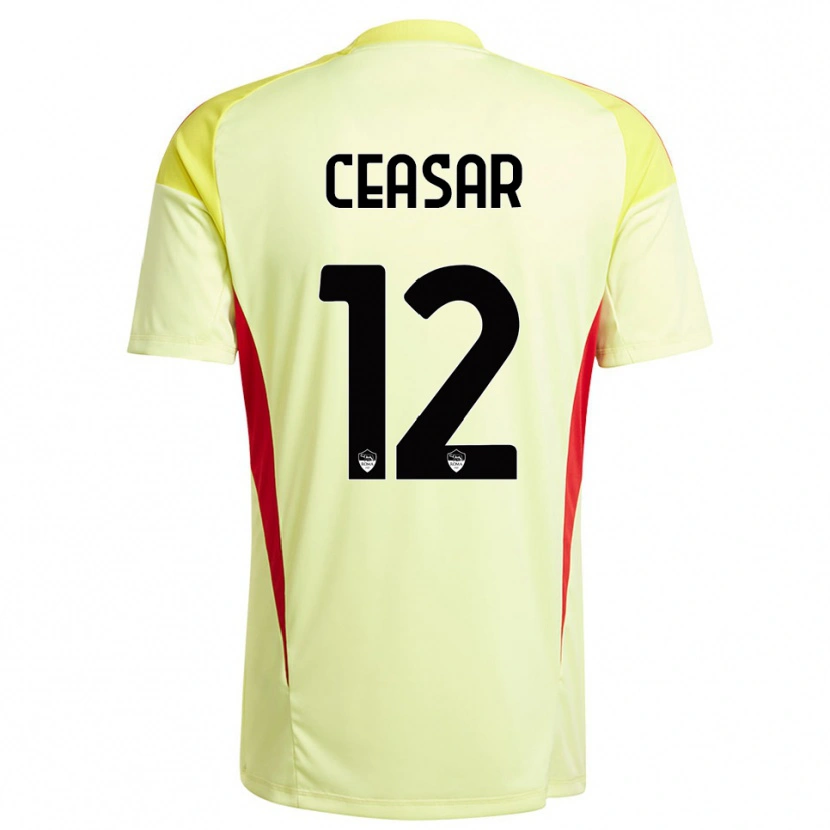 Danxen Damen Camelia Ceasar #12 Trikot Hellgelb Orange Torwarttrikot 2025/26 Schweiz