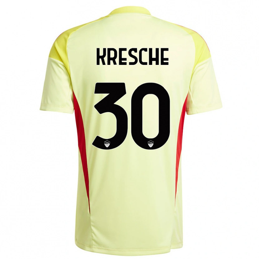 Danxen Damen Isabella Kresche #30 Trikot Hellgelb Orange Torwarttrikot 2025/26 Schweiz