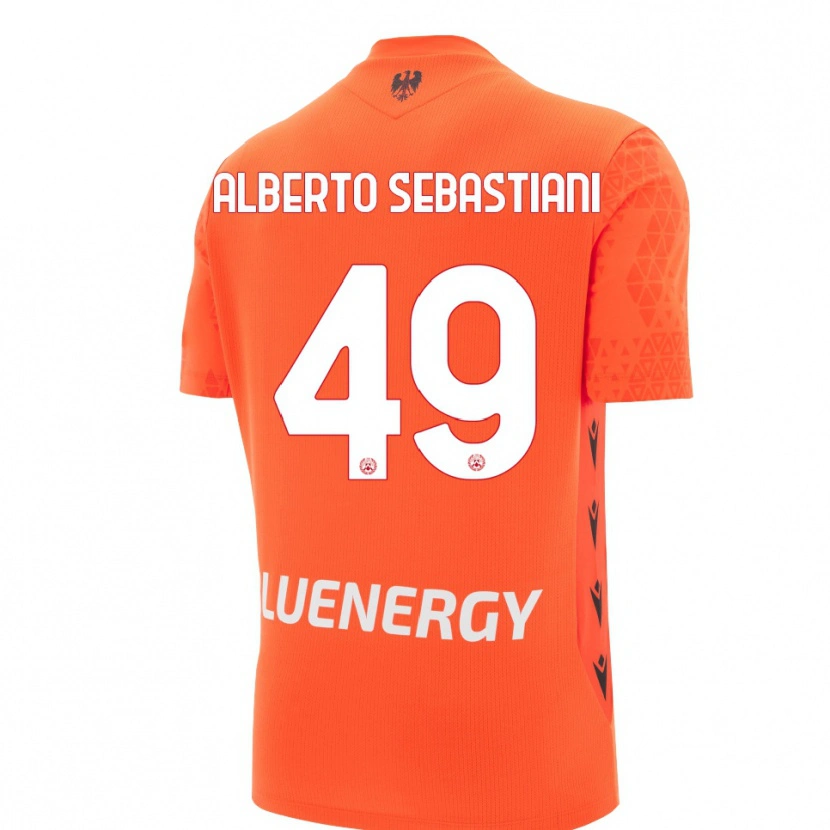 Danxen Damen José Alberto Sebastiani #49 Trikot Orange Rot Schwarz Torwarttrikot 2025/26 Schweiz