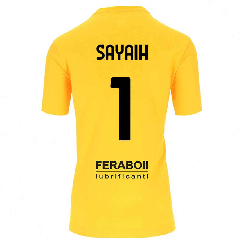 Danxen Damen Ilyas Sayaih #1 Trikot Gelb Schwarz Torwarttrikot 2025/26 Schweiz