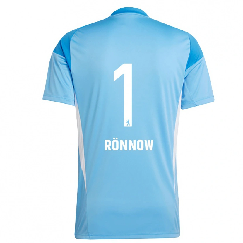 Danxen Damen Frederik Rönnow #1 Trikot Blau Schwarz Torwarttrikot 2025/26 Schweiz