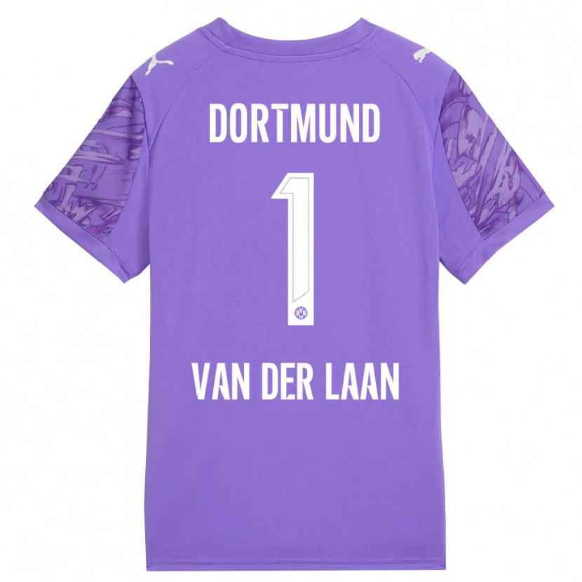 Danxen Damen Laura Van Der Laan #1 Trikot Flieder Weiß Torwarttrikot 2025/26 Schweiz