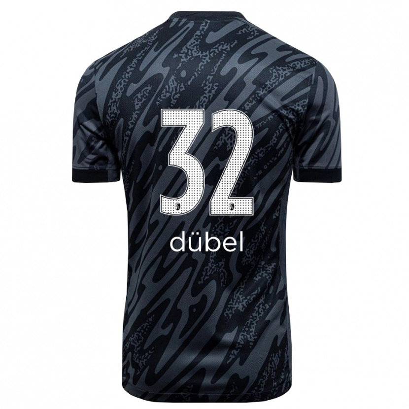 Danxen Damen Sarah-Lisa Dübel #32 Trikot Schwarz Weiß Torwarttrikot 2025/26 Schweiz