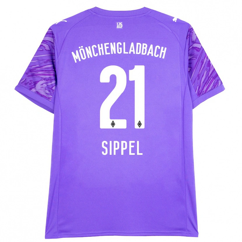 Danxen Damen Tobias Sippel #21 Trikot Flieder Weiß Torwarttrikot 2025/26 Schweiz
