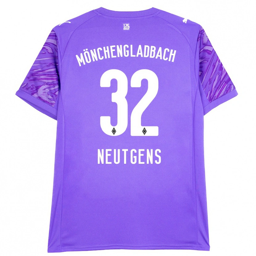Danxen Damen Maximilian Neutgens #32 Trikot Flieder Weiß Torwarttrikot 2025/26 Schweiz