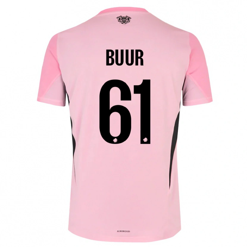 Danxen Damen Oscar Buur #61 Trikot Pink Schwarz Torwarttrikot 2025/26 Schweiz