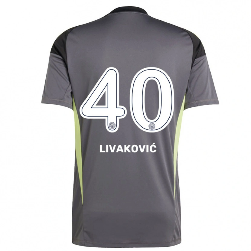 Danxen Damen Dominik Livakovic #40 Trikot Dunkelgrau Schwarz Torwarttrikot 2025/26 Schweiz