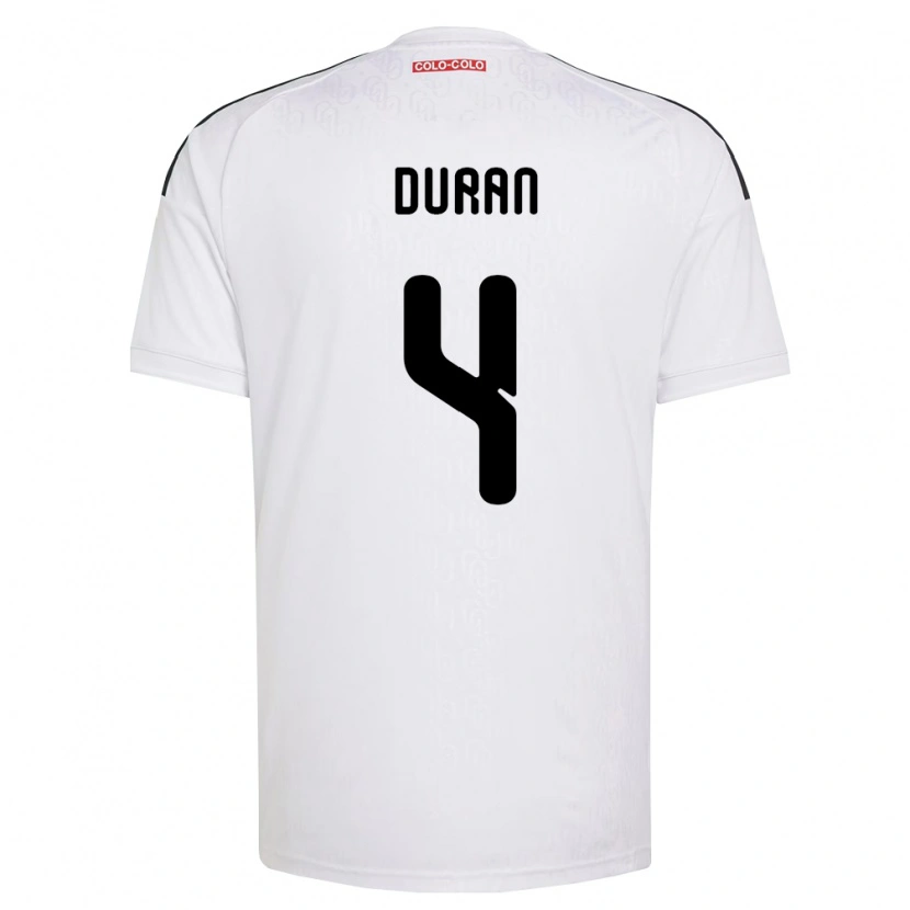 Danxen Kinder Elisa Durán #4 Weiß Schwarz Heimtrikot Trikot 2026/27 T-Shirt Schweiz