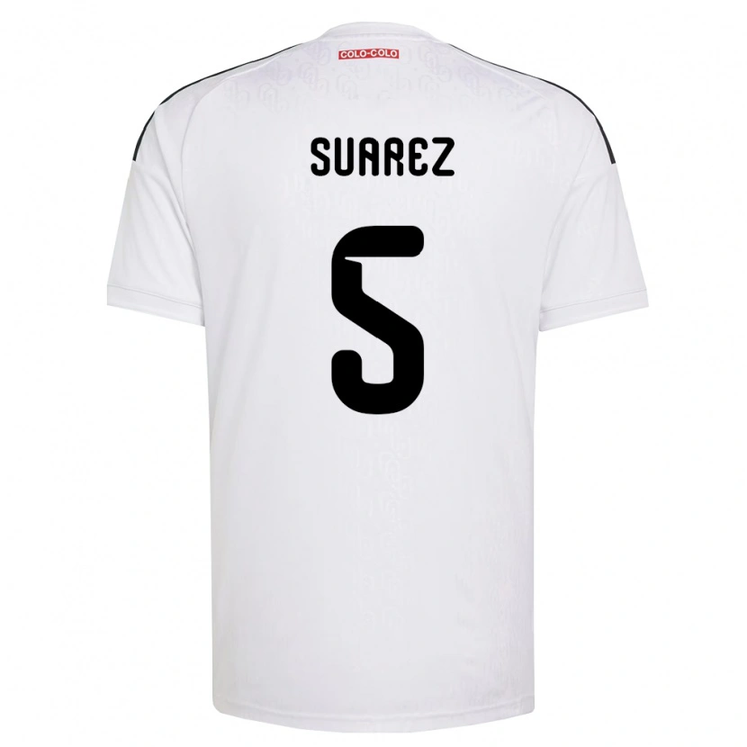 Danxen Kinder Nicolás Suarez #5 Weiß Schwarz Heimtrikot Trikot 2026/27 T-Shirt Schweiz