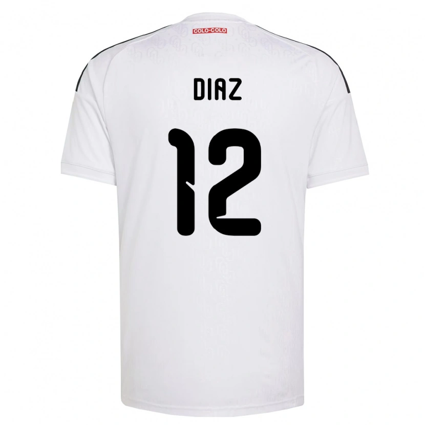 Danxen Kinder Javiera Díaz #12 Weiß Schwarz Heimtrikot Trikot 2026/27 T-Shirt Schweiz