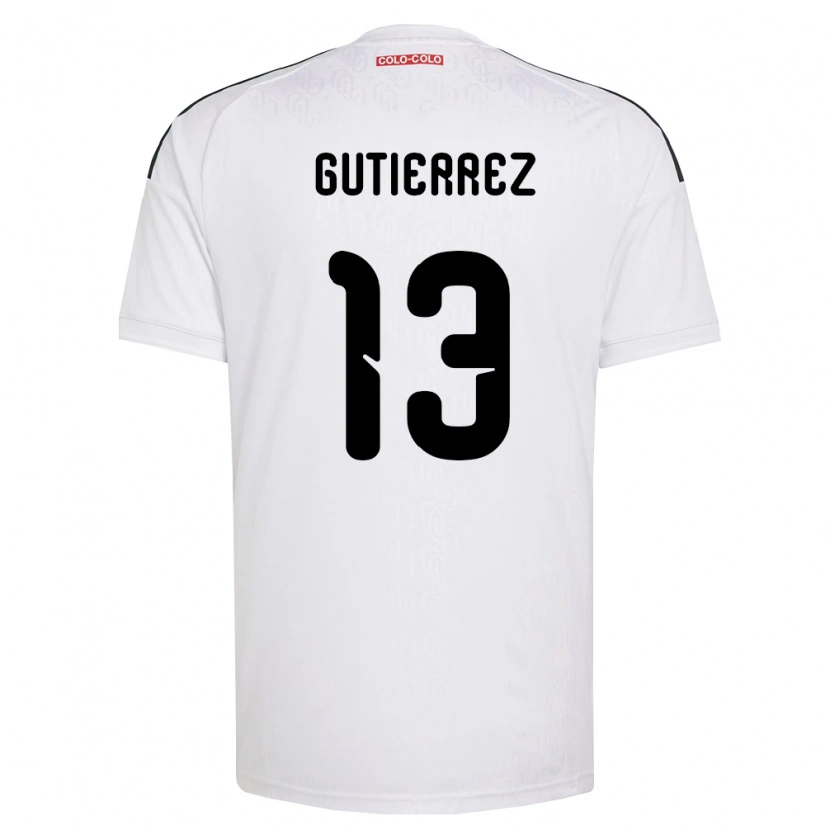 Danxen Kinder Bruno Gutiérrez #13 Weiß Schwarz Heimtrikot Trikot 2026/27 T-Shirt Schweiz