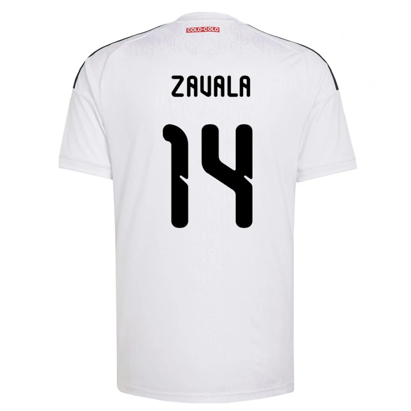 Danxen Kinder Cristián Zavala #14 Weiß Schwarz Heimtrikot Trikot 2026/27 T-Shirt Schweiz