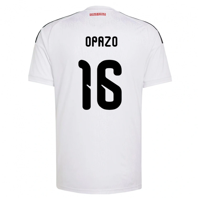 Danxen Kinder Óscar Opazo #16 Weiß Schwarz Heimtrikot Trikot 2026/27 T-Shirt Schweiz