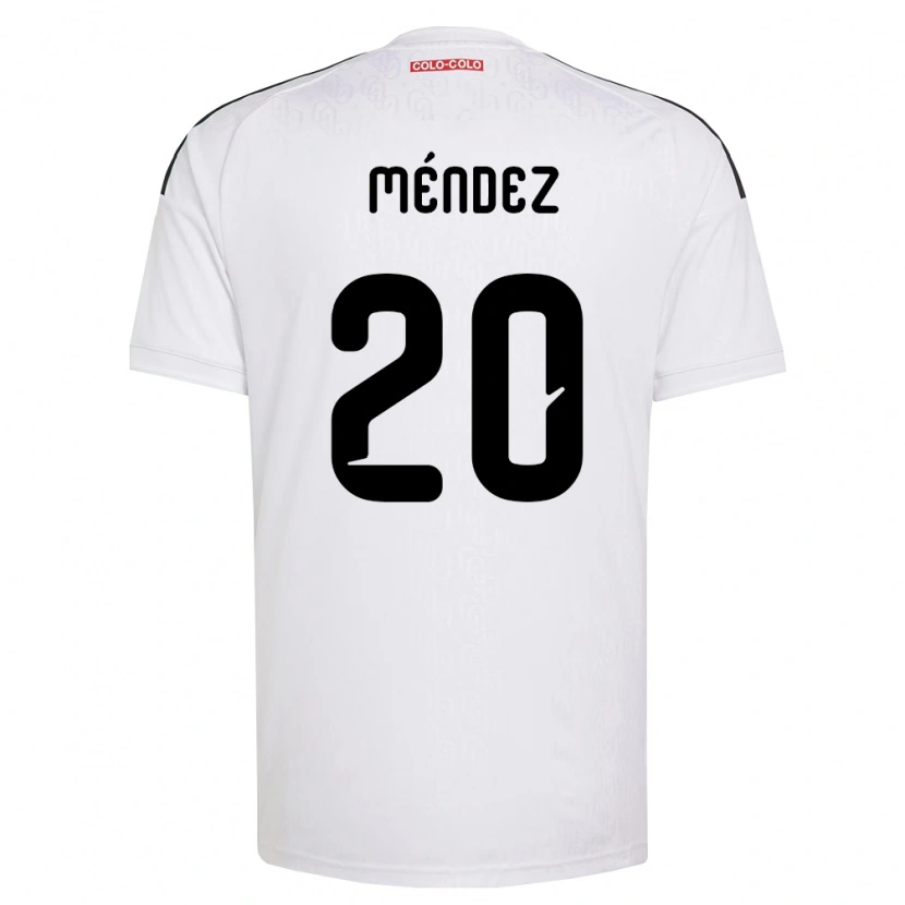 Danxen Kinder Javier Méndez #20 Weiß Schwarz Heimtrikot Trikot 2026/27 T-Shirt Schweiz