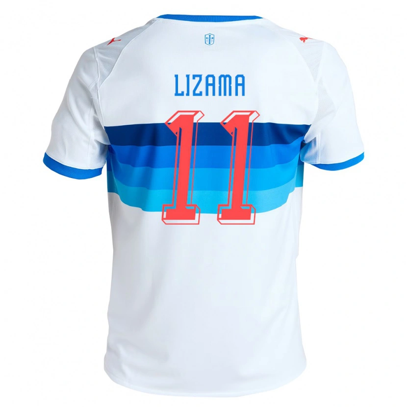 Danxen Kinder Bayron Lizama #11 Weiß Himmelblau Heimtrikot Trikot 2026/27 T-Shirt Schweiz
