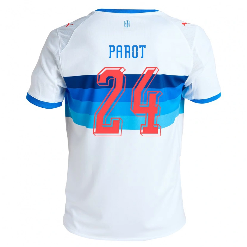 Danxen Kinder Alfonso Parot #24 Weiß Himmelblau Heimtrikot Trikot 2026/27 T-Shirt Schweiz