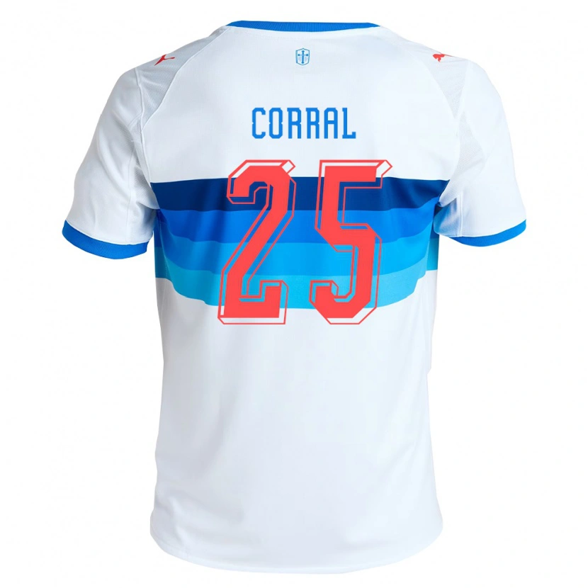 Danxen Kinder Diego Corral #25 Weiß Himmelblau Heimtrikot Trikot 2026/27 T-Shirt Schweiz