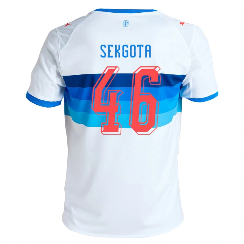Danxen Kinder Jeffrey Sekgota #46 Weiß Himmelblau Heimtrikot Trikot 2026/27 T-Shirt Schweiz