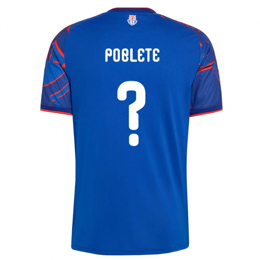 Danxen Kinder José Poblete #0 Königsblau Rot Heimtrikot Trikot 2026/27 T-Shirt Schweiz