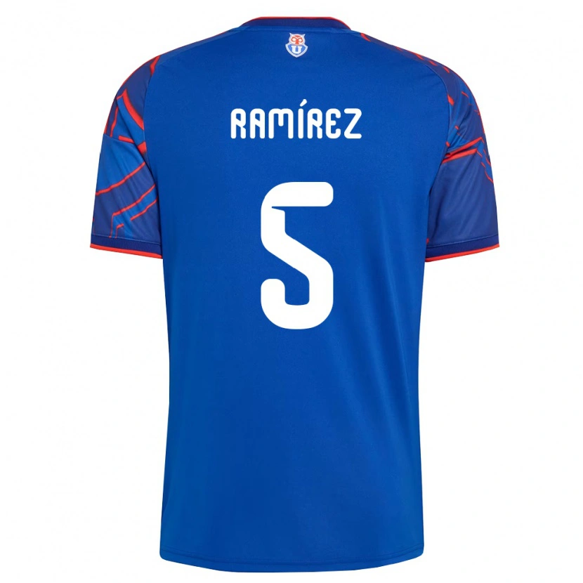 Danxen Kinder Nicolás Ramírez #5 Königsblau Rot Heimtrikot Trikot 2026/27 T-Shirt Schweiz