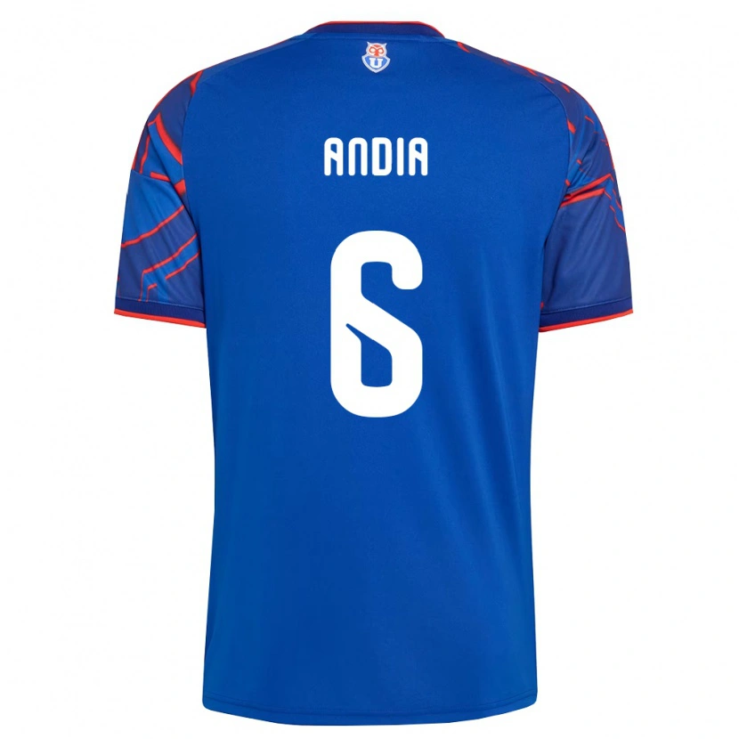 Danxen Kinder Yonathan Andía #6 Königsblau Rot Heimtrikot Trikot 2026/27 T-Shirt Schweiz