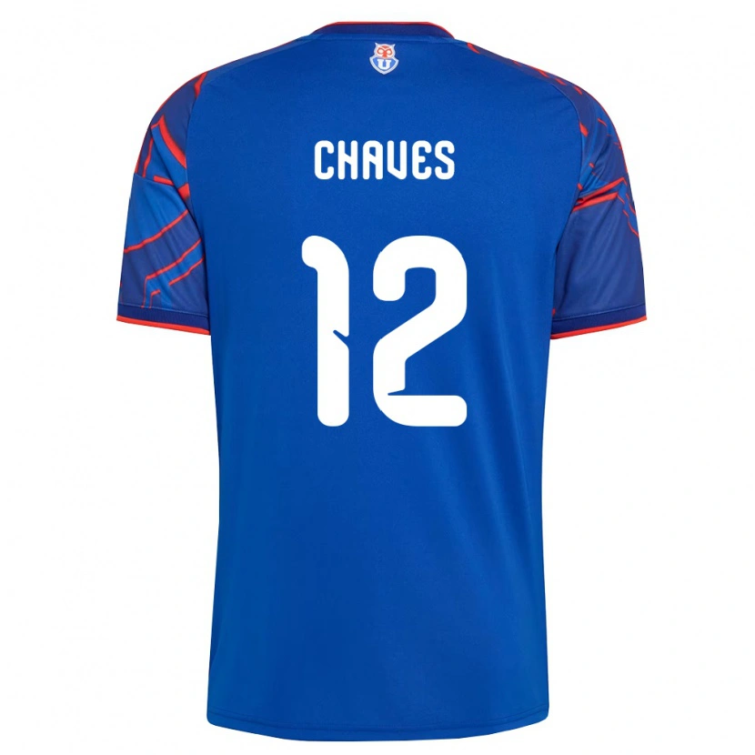 Danxen Kinder Abigail Chaves #12 Königsblau Rot Heimtrikot Trikot 2026/27 T-Shirt Schweiz