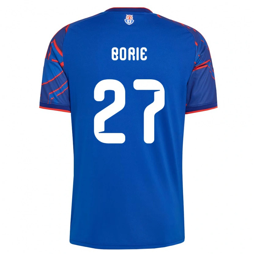 Danxen Kinder Emilie Borie #27 Königsblau Rot Heimtrikot Trikot 2026/27 T-Shirt Schweiz