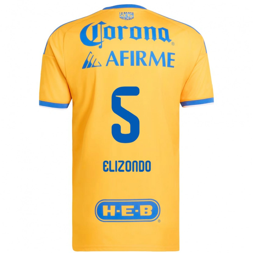 Danxen Kinder Fernanda Elizondo #5 Gelb Blau Heimtrikot Trikot 2026/27 T-Shirt Schweiz