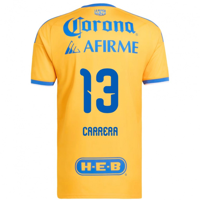 Danxen Kinder Antonio Carrera #13 Gelb Blau Heimtrikot Trikot 2026/27 T-Shirt Schweiz
