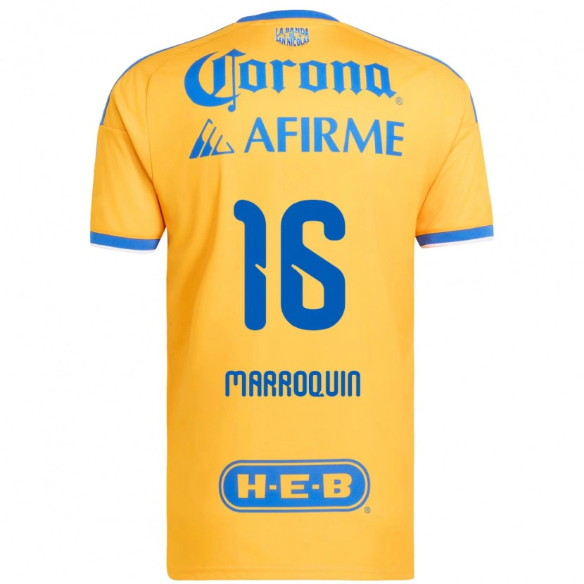 Danxen Kinder Ammanda Marroquin #16 Gelb Blau Heimtrikot Trikot 2026/27 T-Shirt Schweiz