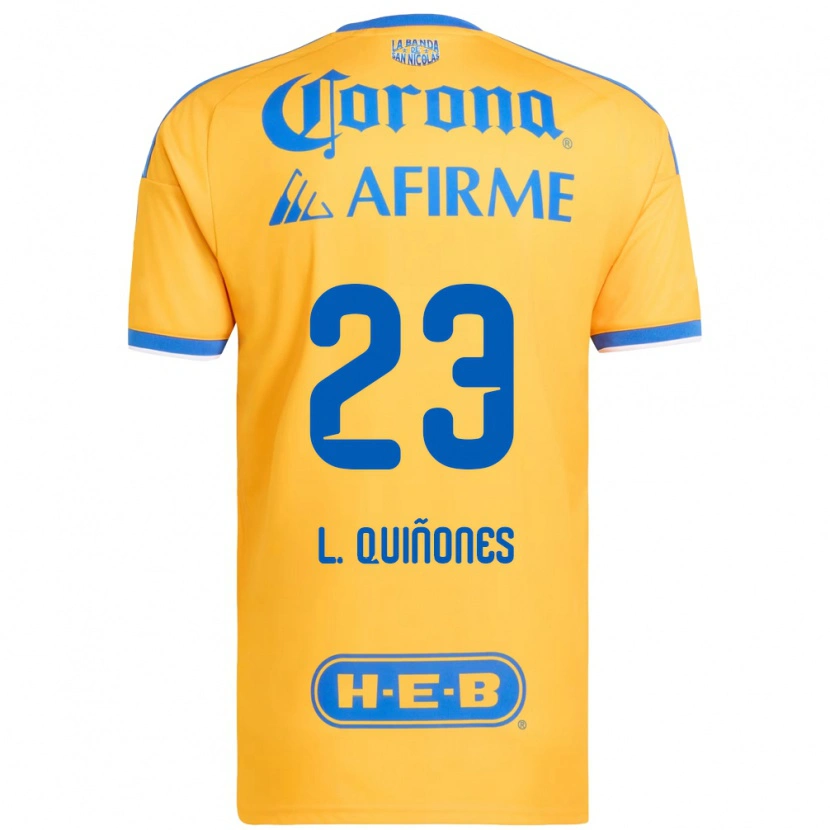 Danxen Kinder Luis Quinones #23 Gelb Blau Heimtrikot Trikot 2026/27 T-Shirt Schweiz