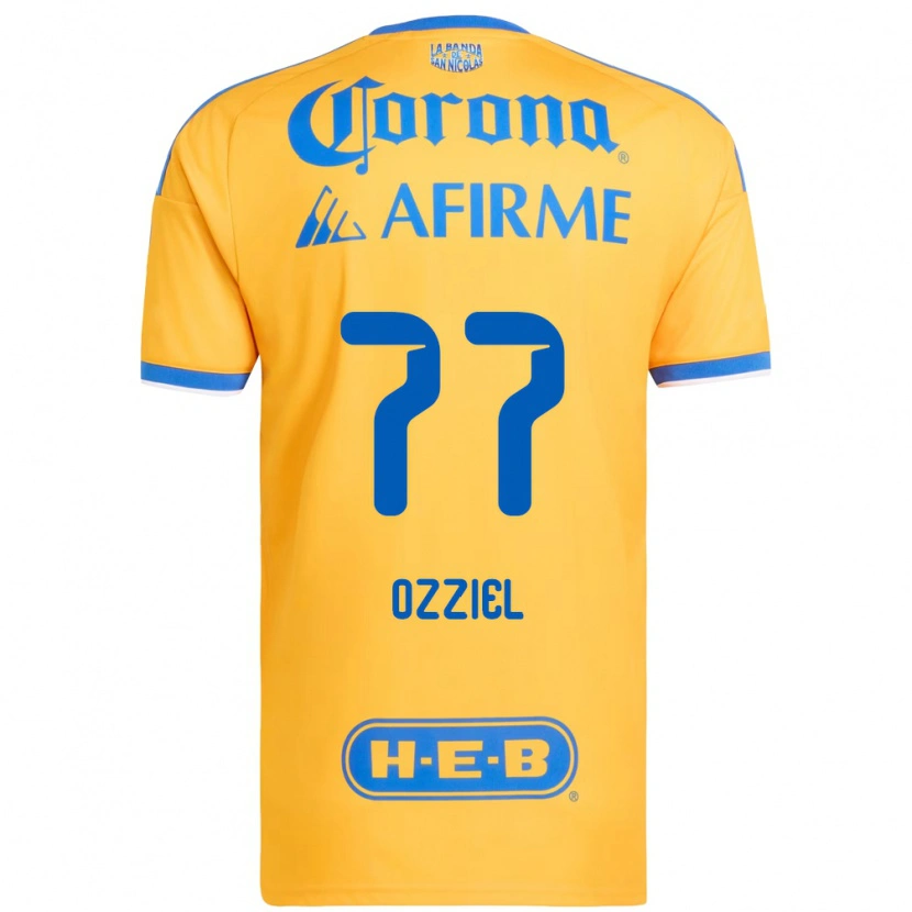 Danxen Kinder Ozziel Herrera #77 Gelb Blau Heimtrikot Trikot 2026/27 T-Shirt Schweiz