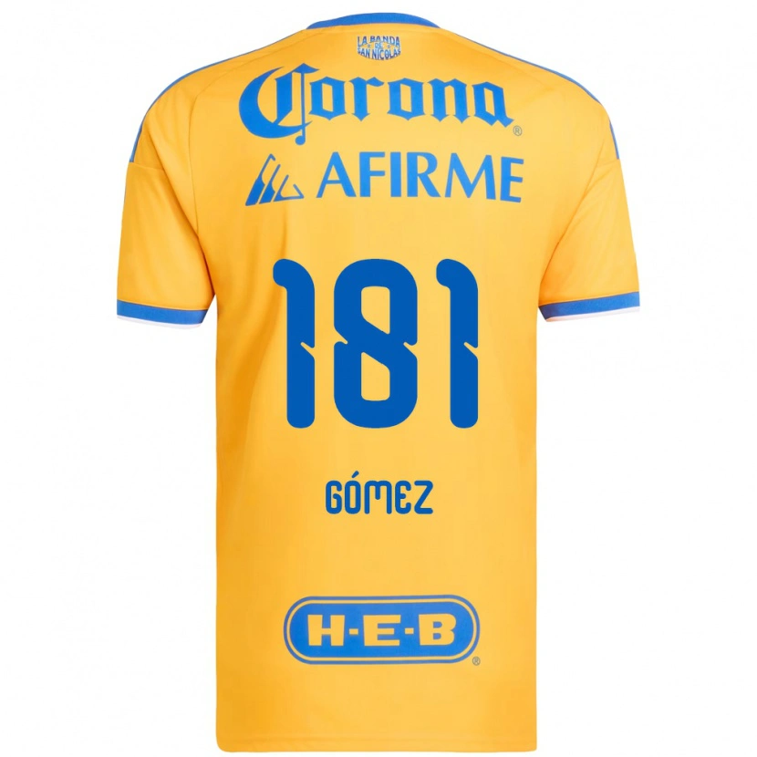 Danxen Kinder Luis Gómez #181 Gelb Blau Heimtrikot Trikot 2026/27 T-Shirt Schweiz