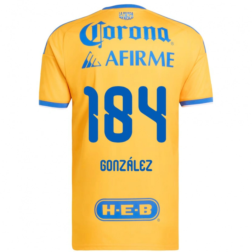 Danxen Kinder Erick González #184 Gelb Blau Heimtrikot Trikot 2026/27 T-Shirt Schweiz