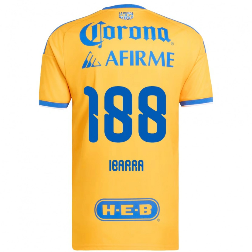 Danxen Kinder Juan Ibarra #188 Gelb Blau Heimtrikot Trikot 2026/27 T-Shirt Schweiz