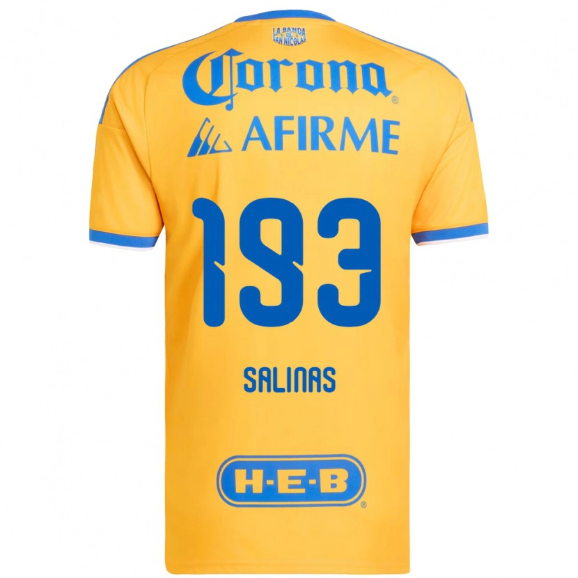 Danxen Kinder Marcelo Salinas #193 Gelb Blau Heimtrikot Trikot 2026/27 T-Shirt Schweiz