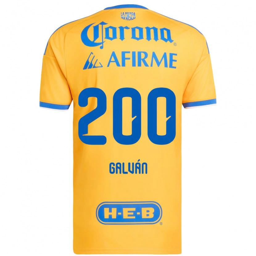 Danxen Kinder Isaias Galván #200 Gelb Blau Heimtrikot Trikot 2026/27 T-Shirt Schweiz