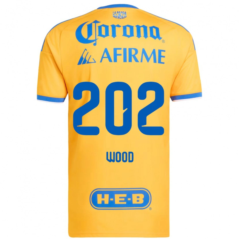 Danxen Kinder Yael Wood #202 Gelb Blau Heimtrikot Trikot 2026/27 T-Shirt Schweiz