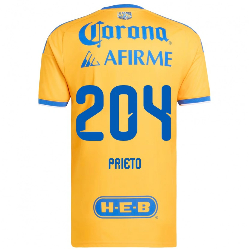Danxen Kinder Leonel Prieto #204 Gelb Blau Heimtrikot Trikot 2026/27 T-Shirt Schweiz
