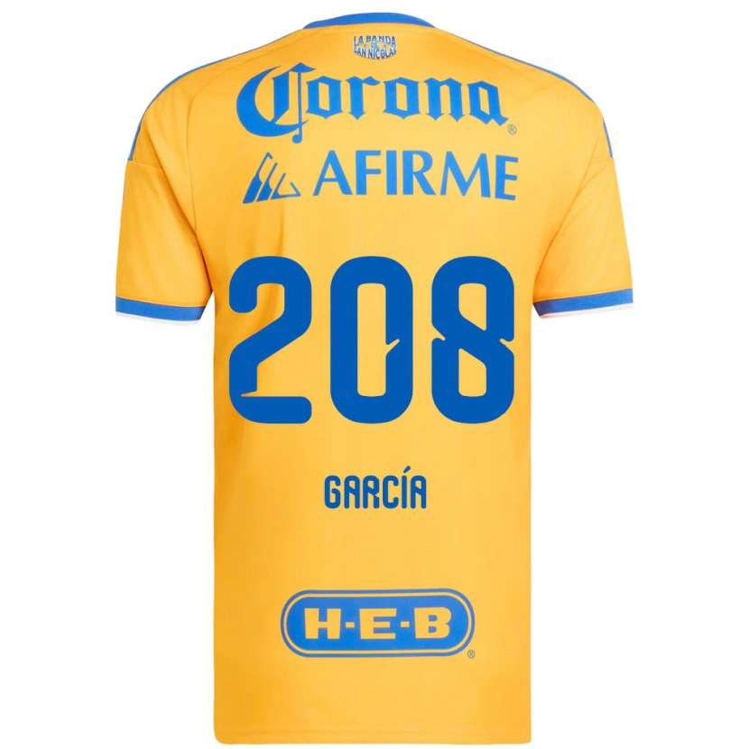 Danxen Kinder Ángel García #208 Gelb Blau Heimtrikot Trikot 2026/27 T-Shirt Schweiz