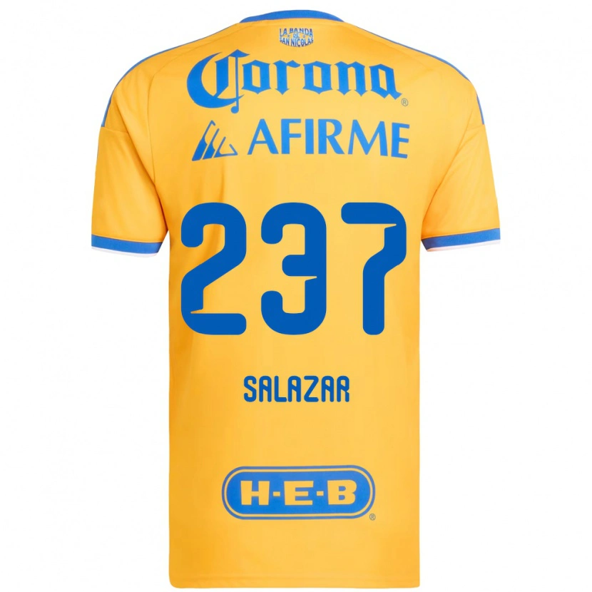 Danxen Kinder Bryan Salazar #237 Gelb Blau Heimtrikot Trikot 2026/27 T-Shirt Schweiz
