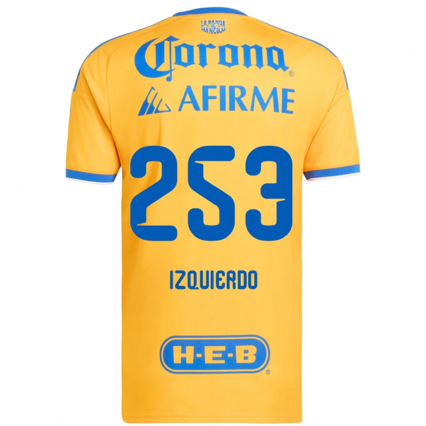 Danxen Kinder Diego Izquierdo #253 Gelb Blau Heimtrikot Trikot 2026/27 T-Shirt Schweiz