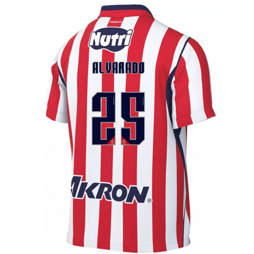 Danxen Kinder Roberto Alvarado #25 Rot Weiß Heimtrikot Trikot 2026/27 T-Shirt Schweiz