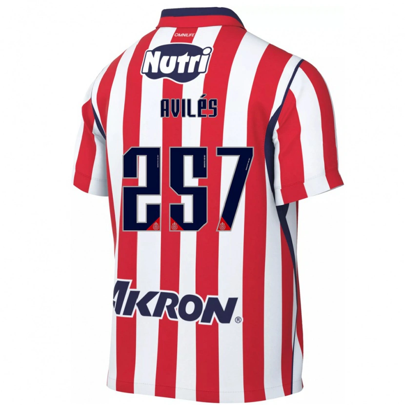 Danxen Kinder Emmanuel Avilés #257 Rot Weiß Heimtrikot Trikot 2026/27 T-Shirt Schweiz