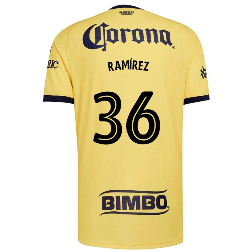Danxen Kinder Miguel Ramírez #36 Gelb Rot Schwarz Heimtrikot Trikot 2026/27 T-Shirt Schweiz