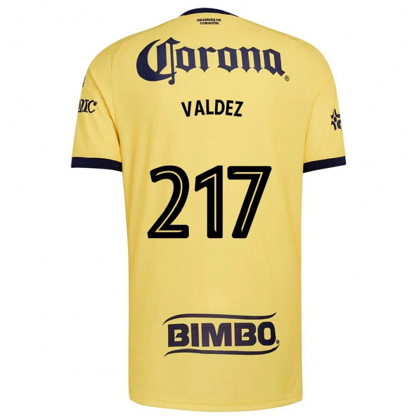 Danxen Kinder Víctor Valdez #217 Gelb Rot Schwarz Heimtrikot Trikot 2026/27 T-Shirt Schweiz