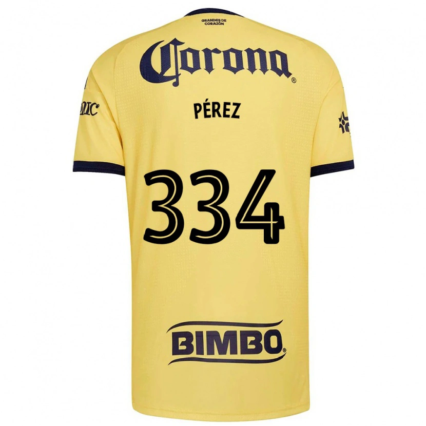 Danxen Kinder Diego Pérez #334 Gelb Rot Schwarz Heimtrikot Trikot 2026/27 T-Shirt Schweiz