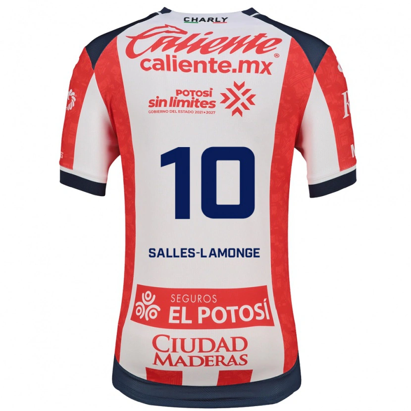 Danxen Kinder Sébastien Salles-Lamonge #10 Rot Weiß Schwarz Heimtrikot Trikot 2026/27 T-Shirt Schweiz