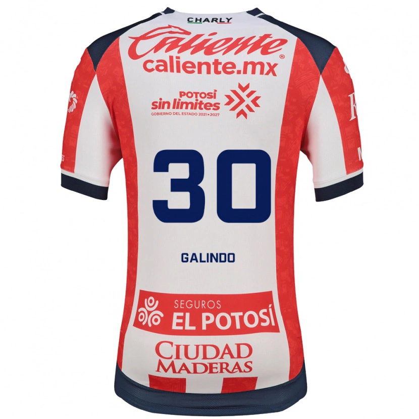 Danxen Kinder Benjamín Galindo #30 Rot Weiß Schwarz Heimtrikot Trikot 2026/27 T-Shirt Schweiz