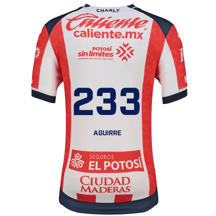 Danxen Kinder Francisco Aguirre #233 Rot Weiß Schwarz Heimtrikot Trikot 2026/27 T-Shirt Schweiz